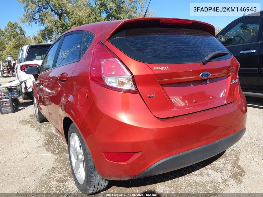2019 FORD FIESTA VIN 3FADP4EJ2KM146945 — фото 3