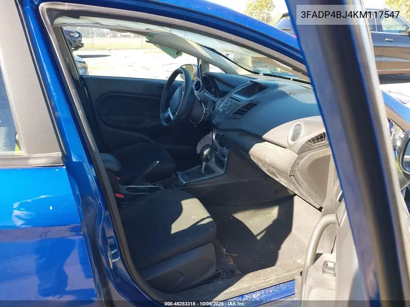 2019 FORD FIESTA VIN 3FADP4BJ4KM117547 — фото 5