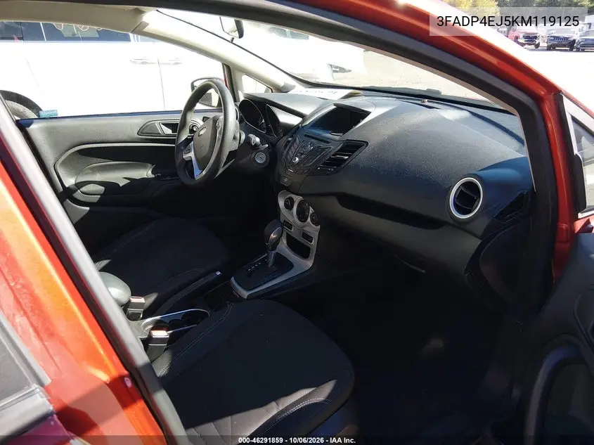 2019 FORD FIESTA VIN 3FADP4EJ5KM119125 — фото 5