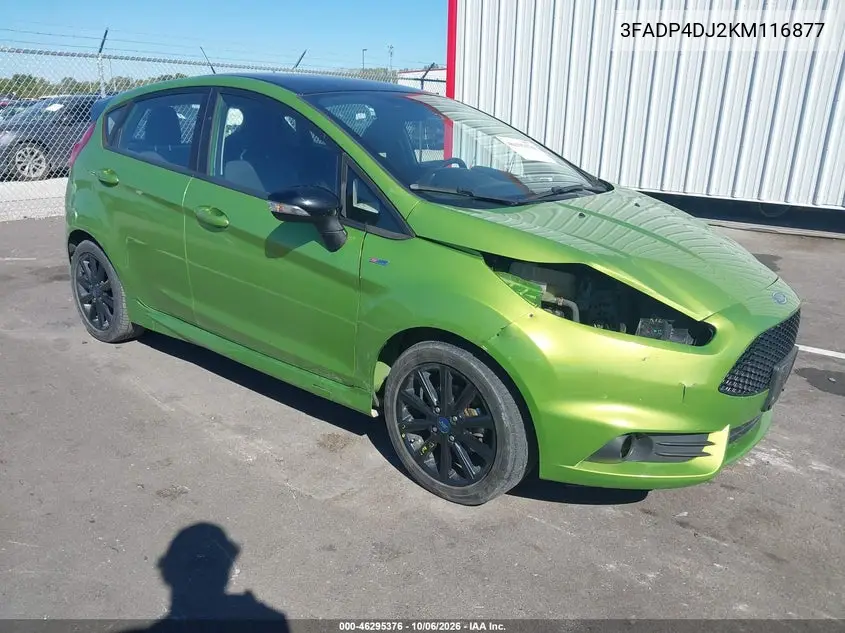 FORD FIESTA 2019, VIN 3FADP4DJ2KM116877