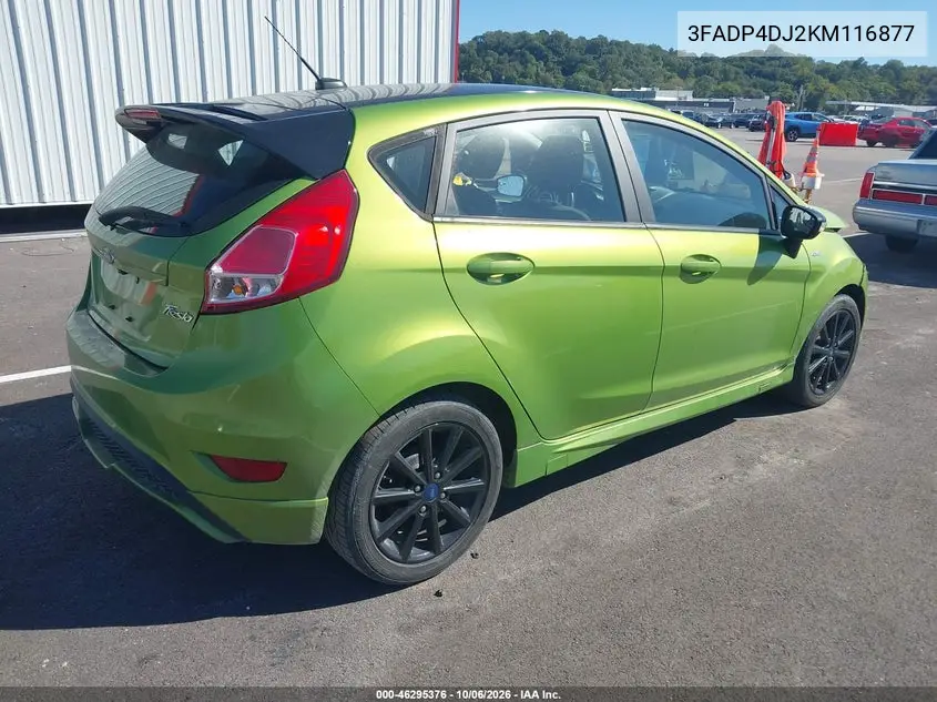 2019 FORD FIESTA VIN 3FADP4DJ2KM116877 — фото 4