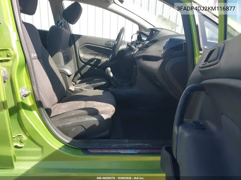2019 FORD FIESTA VIN 3FADP4DJ2KM116877 — фото 5