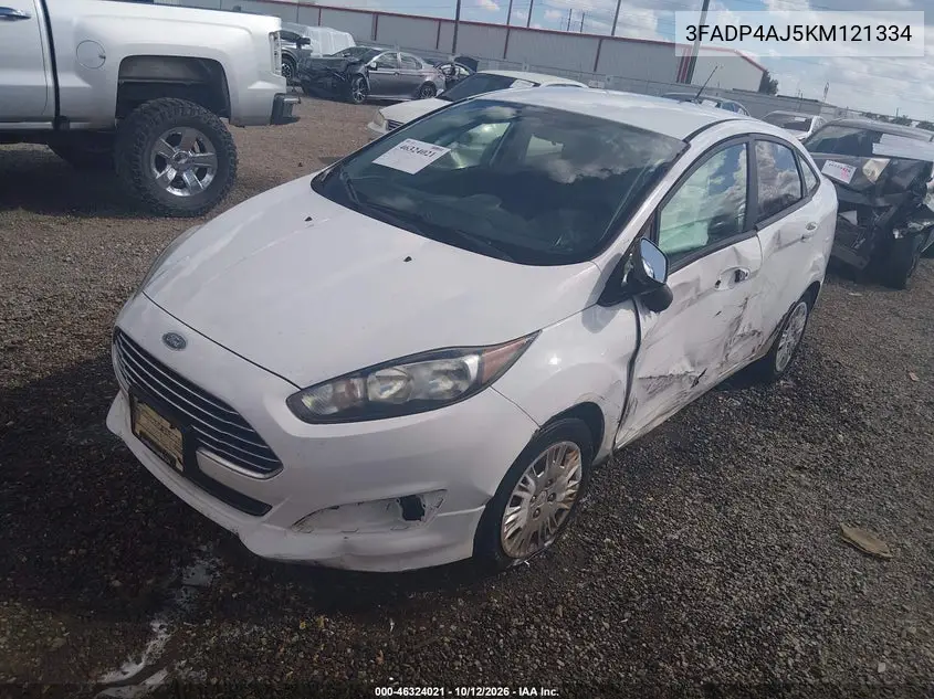 2019 FORD FIESTA VIN 3FADP4AJ5KM121334 — фото 2