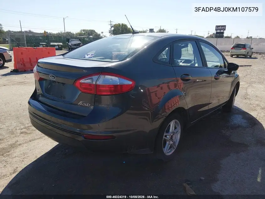 2019 FORD FIESTA VIN 3FADP4BJ0KM107579 — фото 4