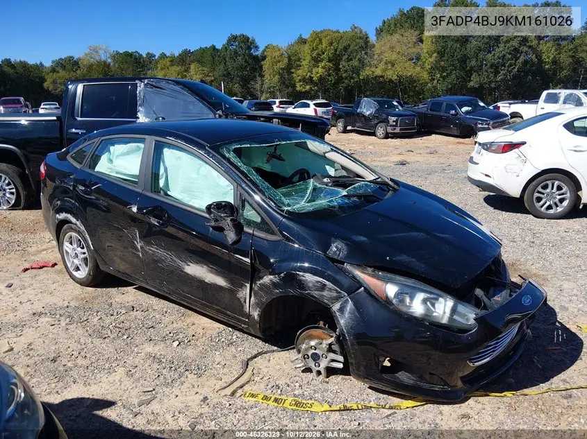 FORD FIESTA 2019, VIN 3FADP4BJ9KM161026