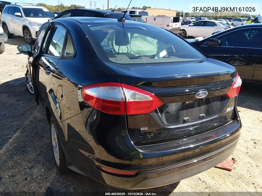 2019 FORD FIESTA VIN 3FADP4BJ9KM161026 — фото 3