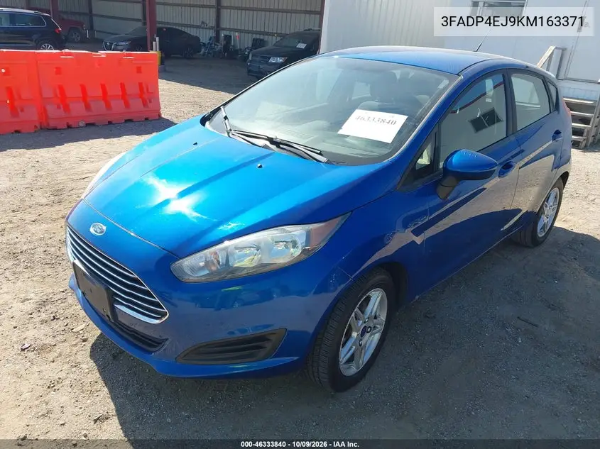 2019 FORD FIESTA VIN 3FADP4EJ9KM163371 — фото 2