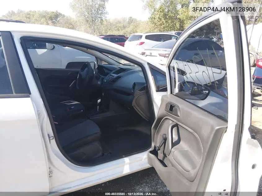2019 FORD FIESTA VIN 3FADP4AJ4KM128906 — фото 5