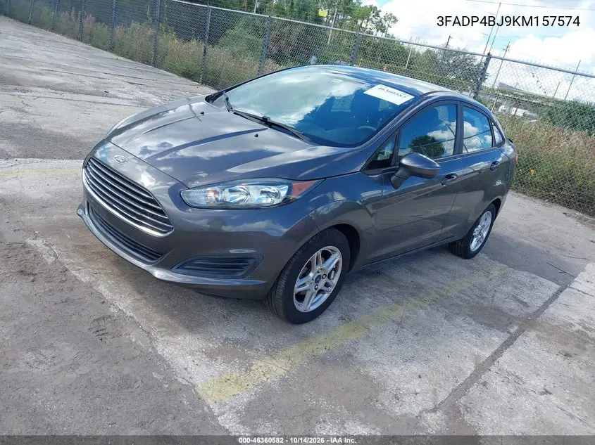 2019 FORD FIESTA VIN 3FADP4BJ9KM157574 — фото 2
