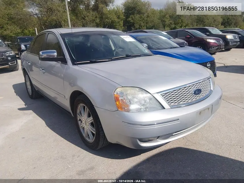 FORD FIVE HUNDRED 2005, VIN 1FAHP28185G196555