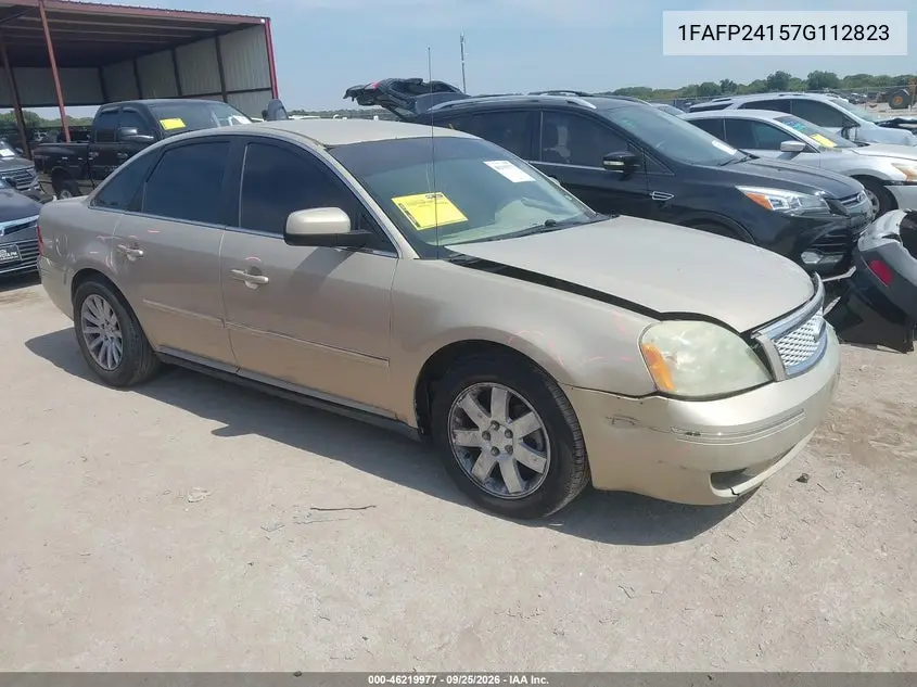 FORD FIVE HUNDRED 2007, VIN 1FAFP24157G112823