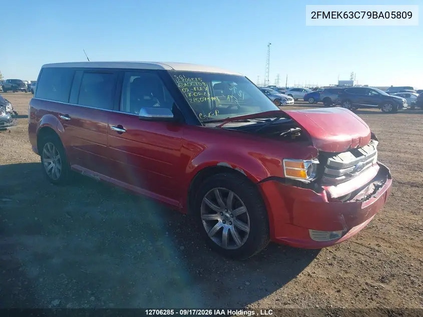 FORD FLEX 2009, VIN 2FMEK63C79BA05809