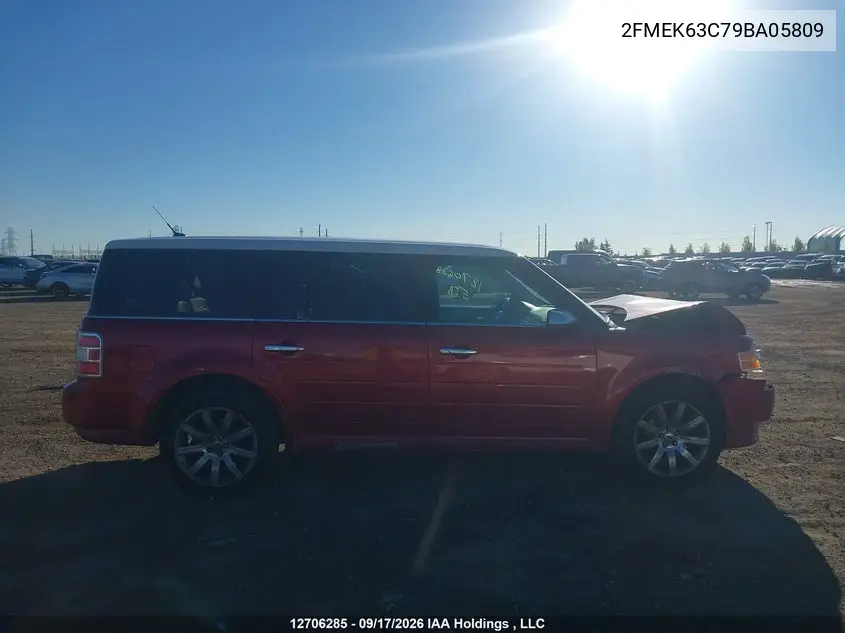 2009 FORD FLEX VIN 2FMEK63C79BA05809 — фото 11