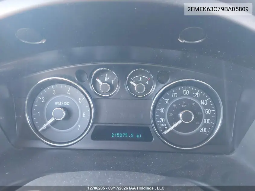 2009 FORD FLEX VIN 2FMEK63C79BA05809 — фото 7