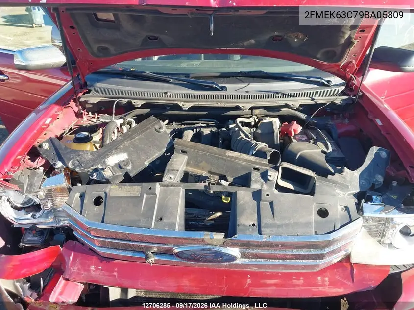2009 FORD FLEX VIN 2FMEK63C79BA05809 — фото 9