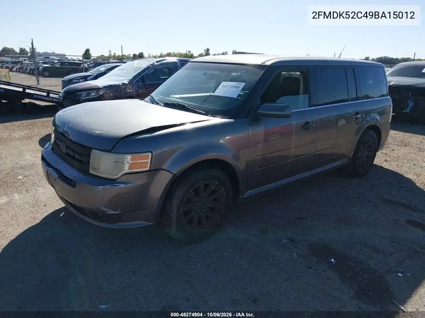2009 FORD FLEX VIN 2FMDK52C49BA15012 — фото 2