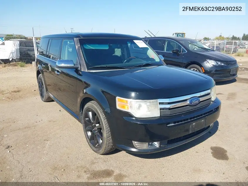 FORD FLEX 2009, VIN 2FMEK63C29BA90252