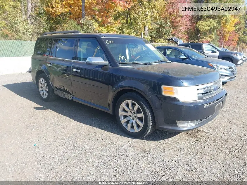 FORD FLEX 2009, VIN 2FMEK63C49BA02947