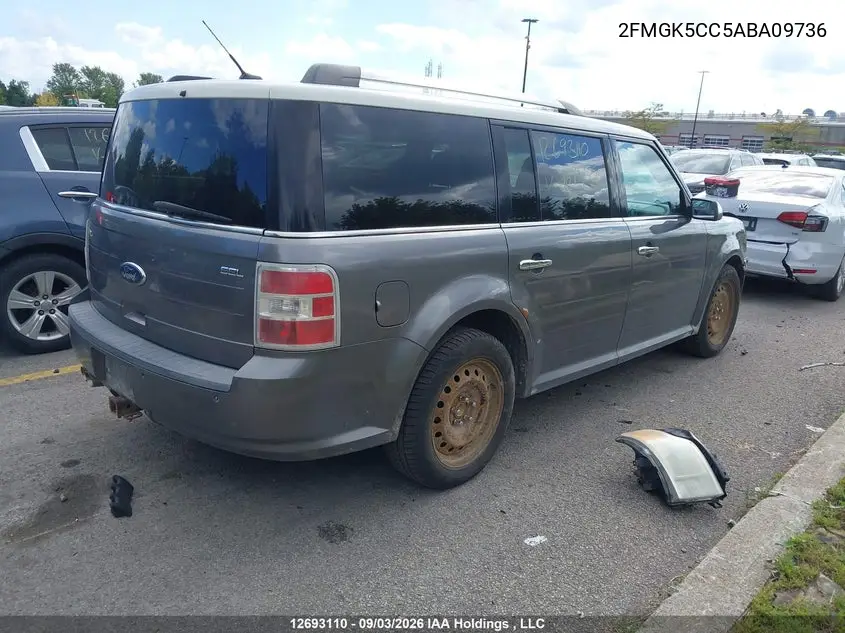 2010 FORD FLEX VIN 2FMGK5CC5ABA09736 — фото 4