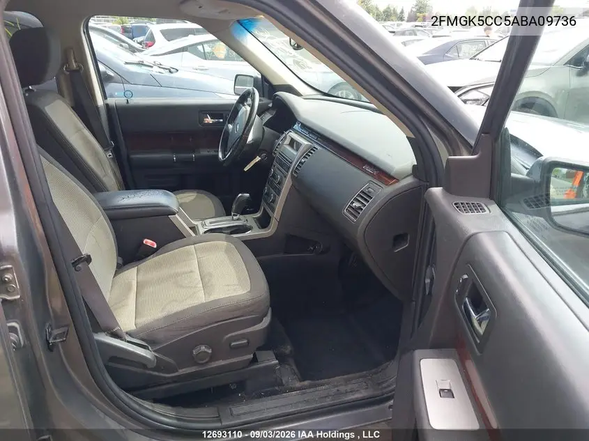 2010 FORD FLEX VIN 2FMGK5CC5ABA09736 — фото 5