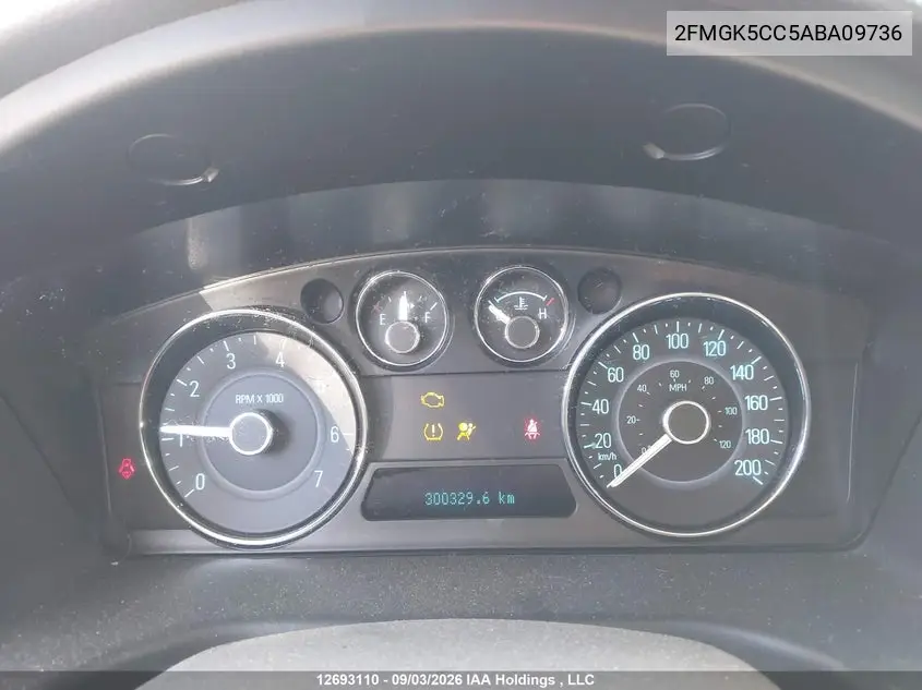2010 FORD FLEX VIN 2FMGK5CC5ABA09736 — фото 7
