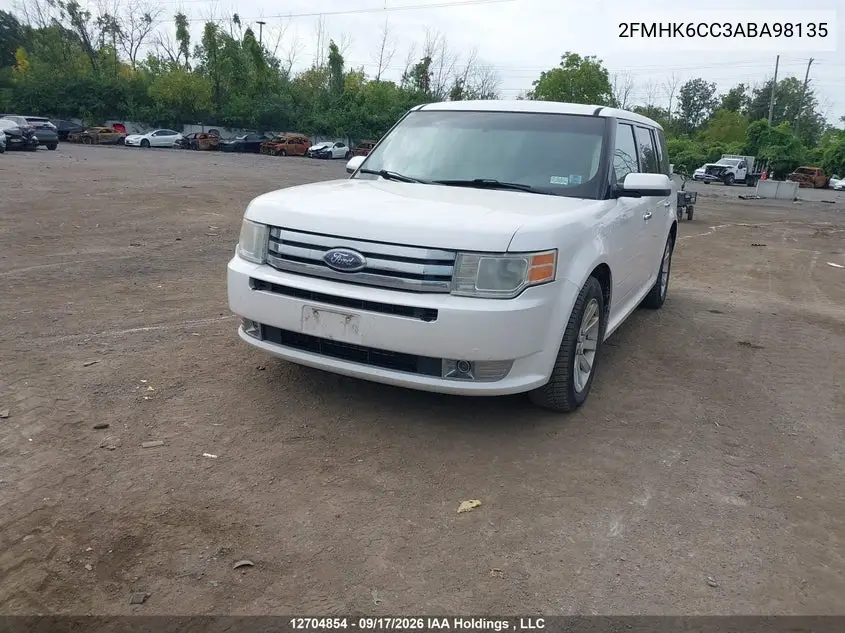 2010 FORD FLEX VIN 2FMHK6CC3ABA98135 — фото 2