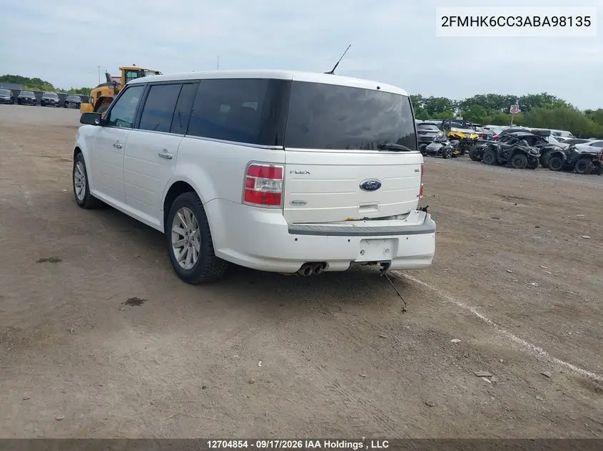2010 FORD FLEX VIN 2FMHK6CC3ABA98135 — фото 3