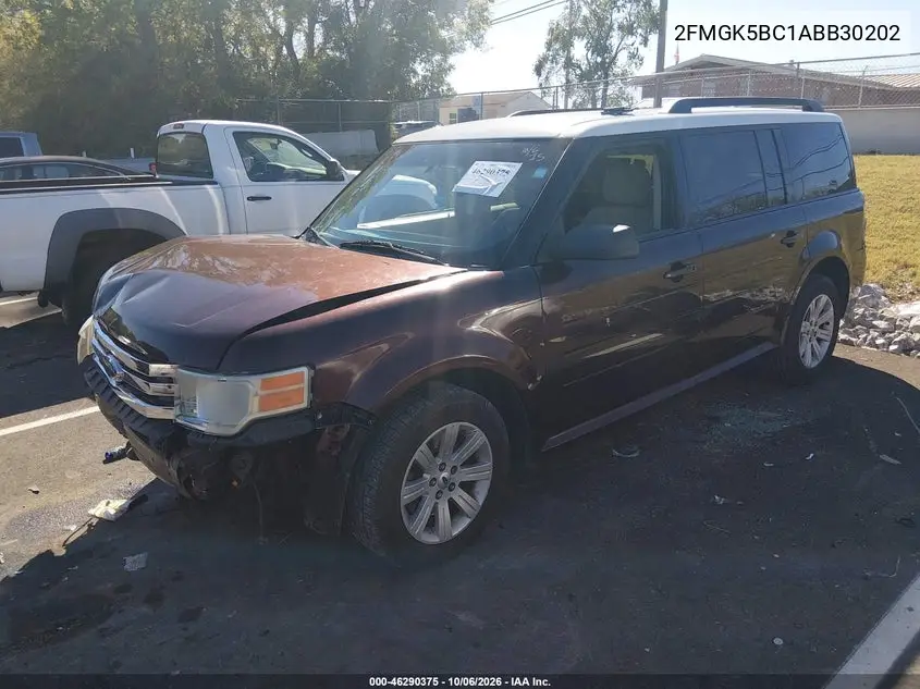 2010 FORD FLEX VIN 2FMGK5BC1ABB30202 — фото 2