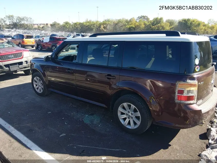 2010 FORD FLEX VIN 2FMGK5BC1ABB30202 — фото 3
