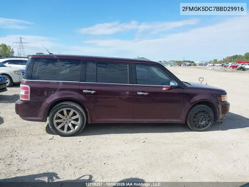 2011 FORD FLEX VIN 2FMGK5DC7BBD29916 — фото 13