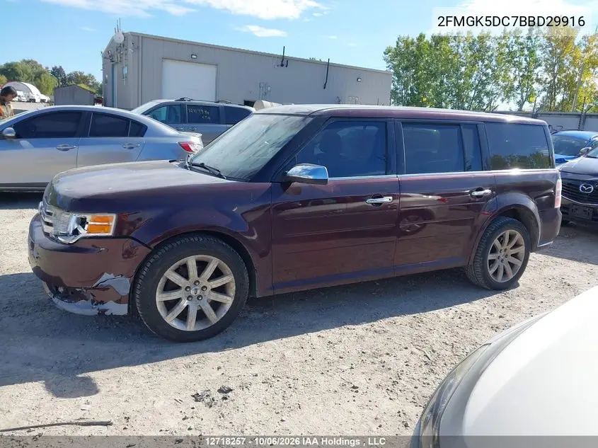 2011 FORD FLEX VIN 2FMGK5DC7BBD29916 — фото 14