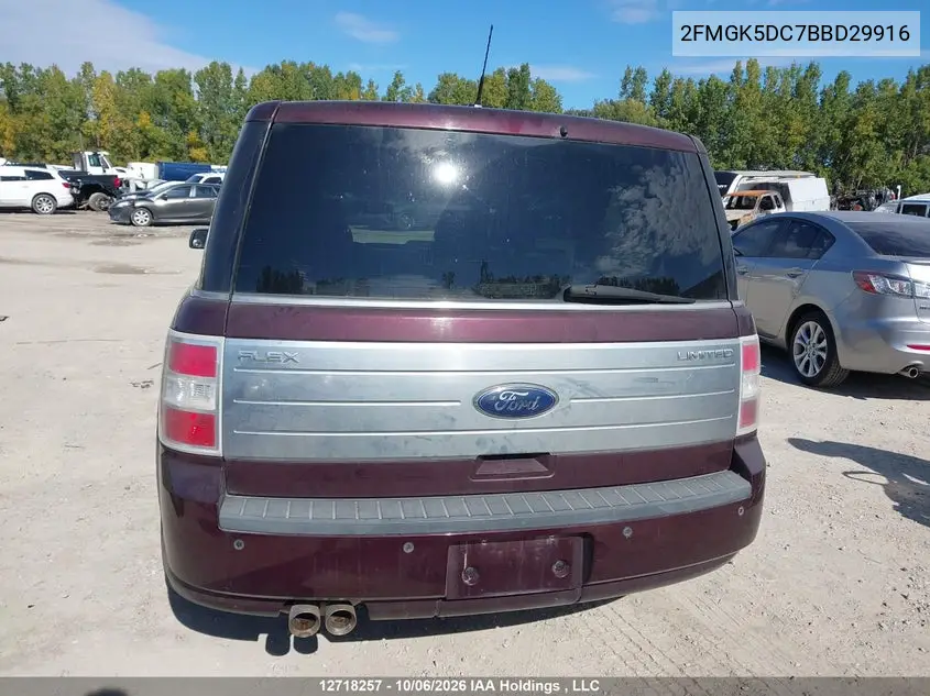 2011 FORD FLEX VIN 2FMGK5DC7BBD29916 — фото 16