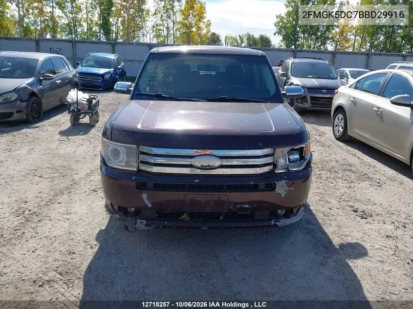 2011 FORD FLEX VIN 2FMGK5DC7BBD29916 — фото 6