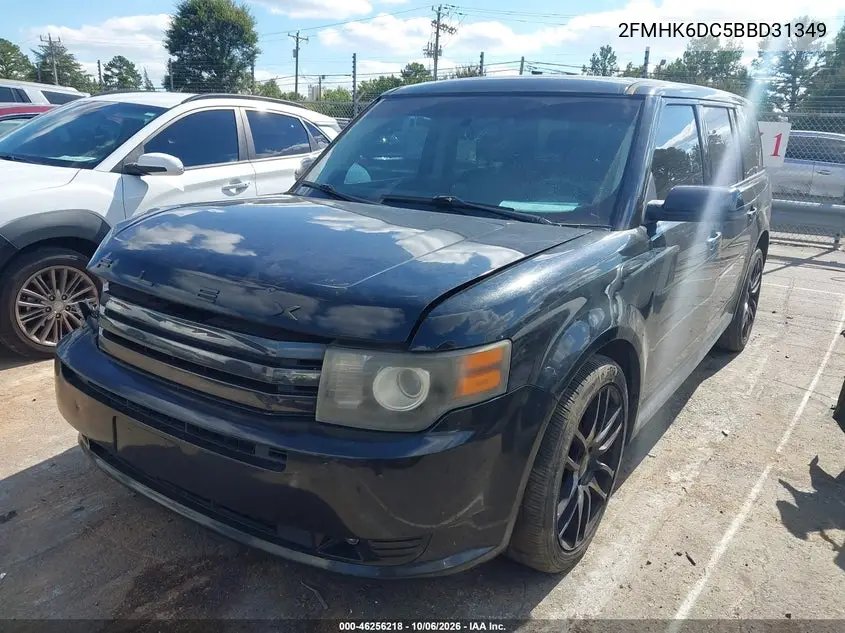 2011 FORD FLEX VIN 2FMHK6DC5BBD31349 — фото 2