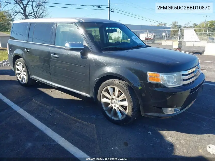 FORD FLEX 2011, VIN 2FMGK5DC2BBD10870