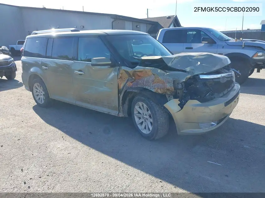 FORD FLEX 2012, VIN 2FMGK5CC9CBD02090