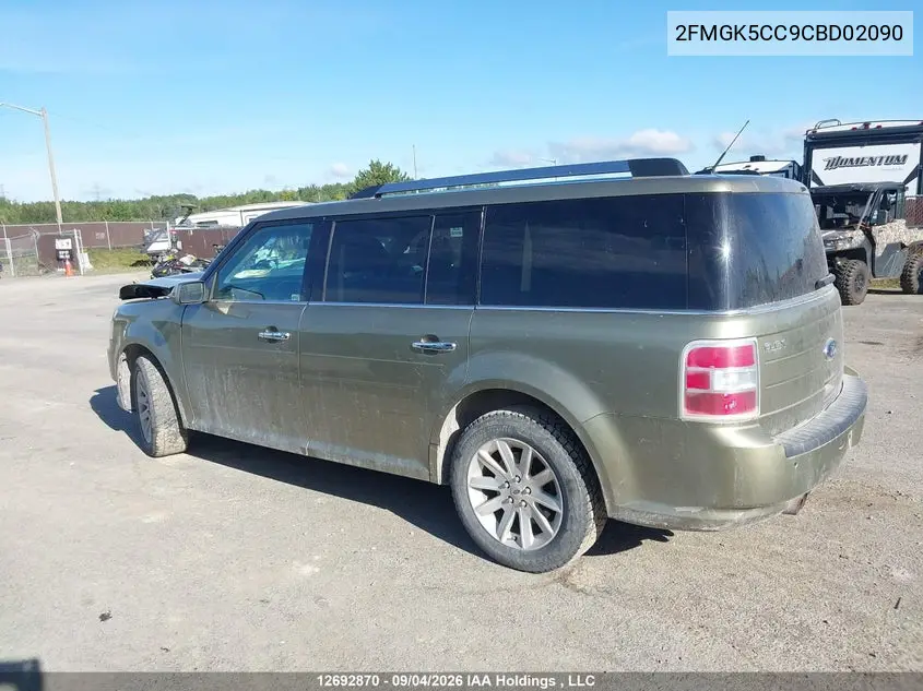 2012 FORD FLEX VIN 2FMGK5CC9CBD02090 — фото 13