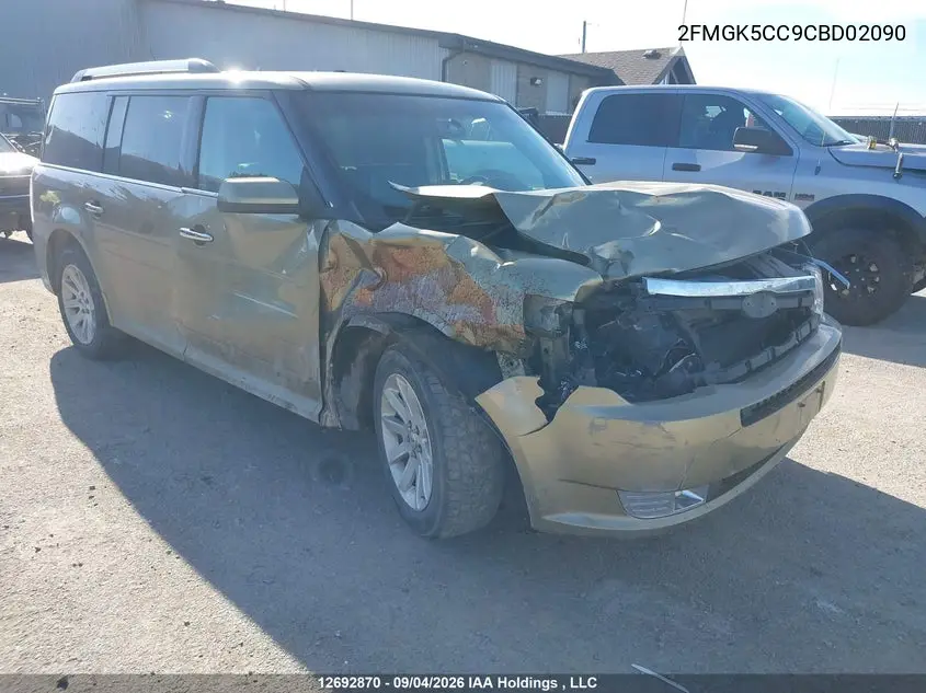 2012 FORD FLEX VIN 2FMGK5CC9CBD02090 — фото 6