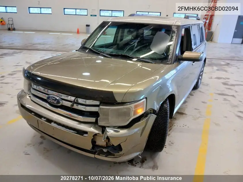 2012 FORD FLEX VIN 2FMHK6CC3CBD02094 — фото 2