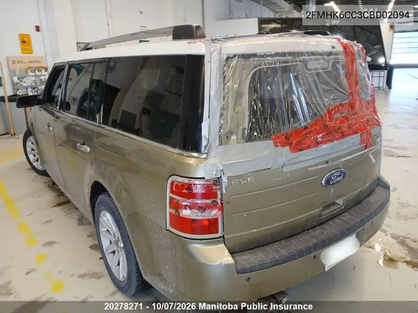 2012 FORD FLEX VIN 2FMHK6CC3CBD02094 — фото 3