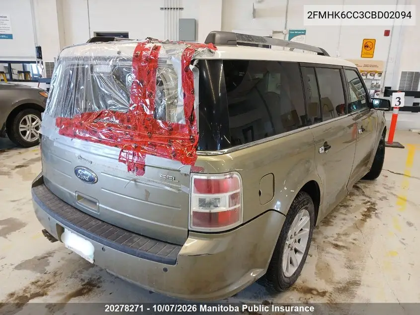 2012 FORD FLEX VIN 2FMHK6CC3CBD02094 — фото 4