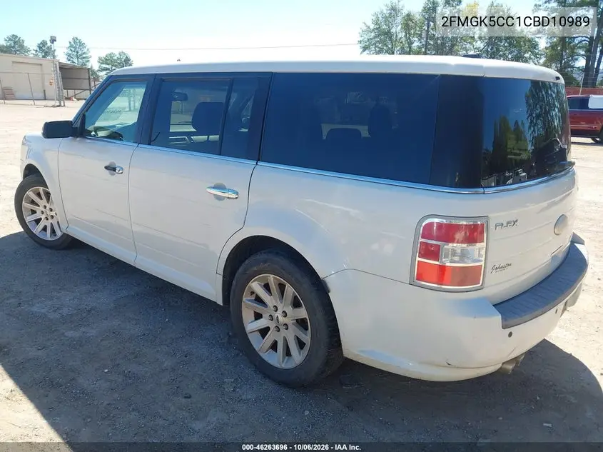 2012 FORD FLEX VIN 2FMGK5CC1CBD10989 — фото 3