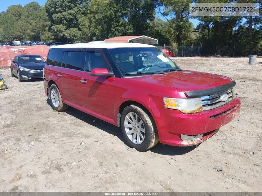 FORD FLEX 2012, VIN 2FMGK5CC7CBD17221