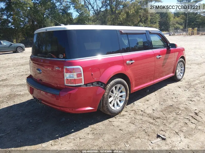 2012 FORD FLEX VIN 2FMGK5CC7CBD17221 — фото 4