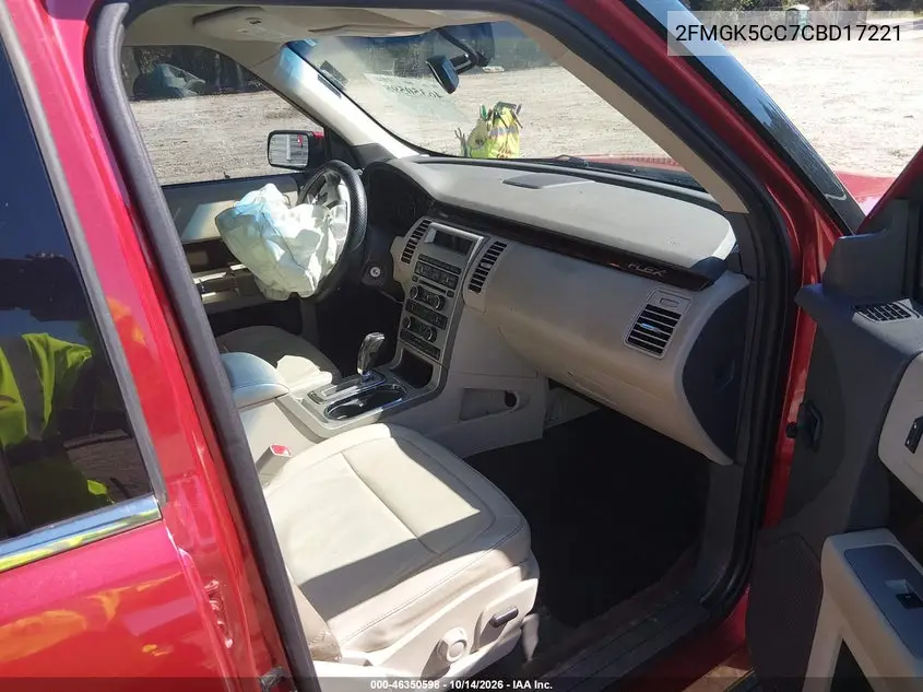 2012 FORD FLEX VIN 2FMGK5CC7CBD17221 — фото 5