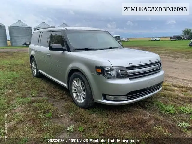 FORD FLEX 2013, VIN 2FMHK6C8XDBD36093