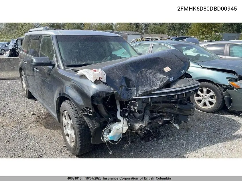 FORD FLEX 2013, VIN 2FMHK6D80DBD00945