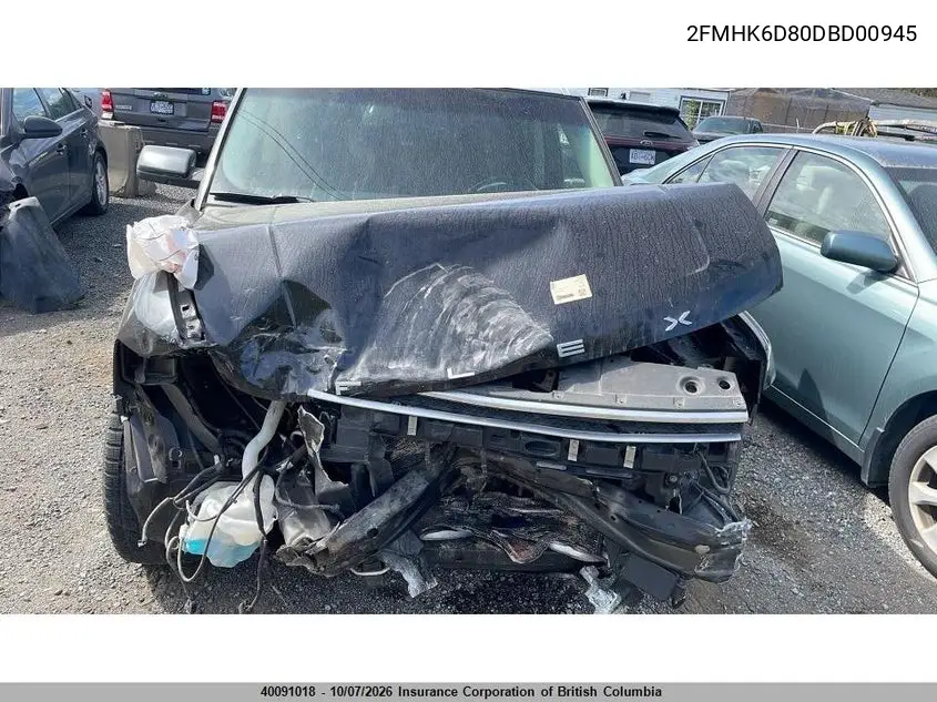 2013 FORD FLEX VIN 2FMHK6D80DBD00945 — фото 8