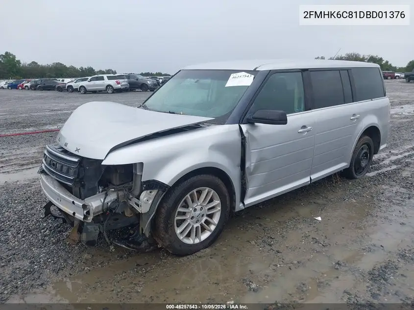 2013 FORD FLEX VIN 2FMHK6C81DBD01376 — фото 2