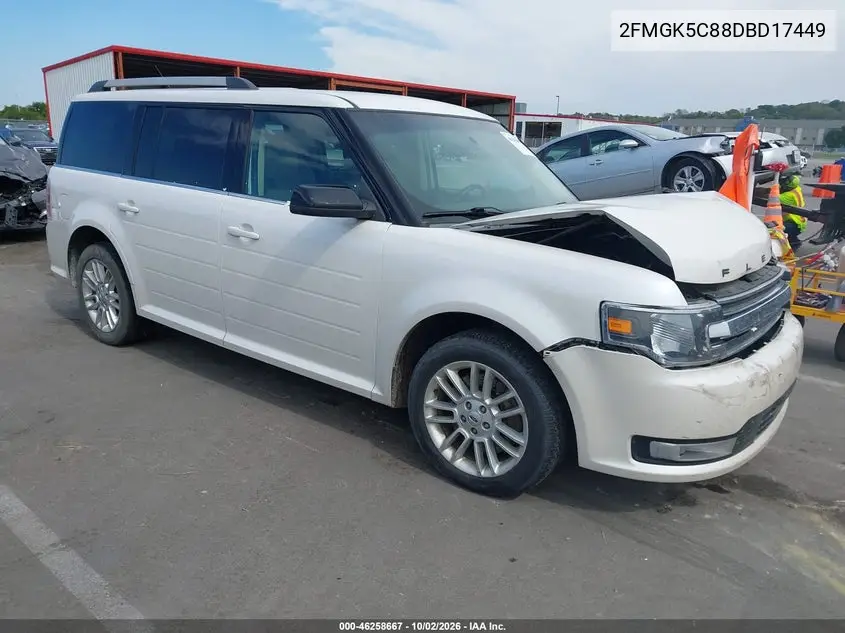 FORD FLEX 2013, VIN 2FMGK5C88DBD17449